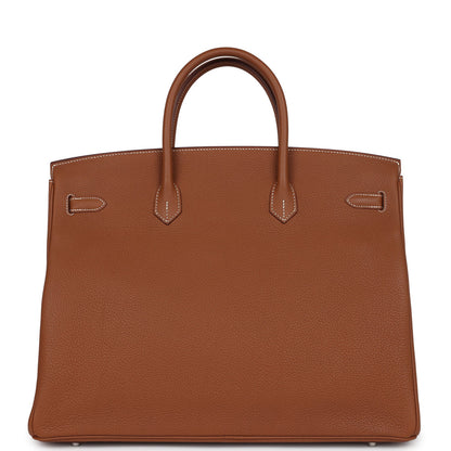 Hermes Birkin 40 Gold Togo Palladium Hardware