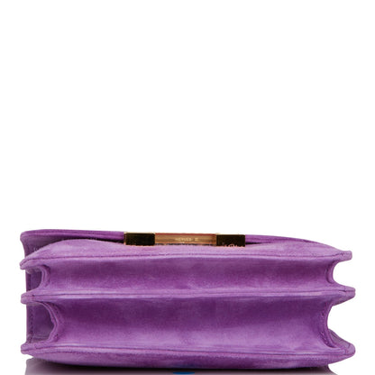 Hermes Constance 18 Violet Doblis Gold Hardware