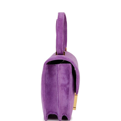 Hermes Constance 18 Violet Doblis Gold Hardware -