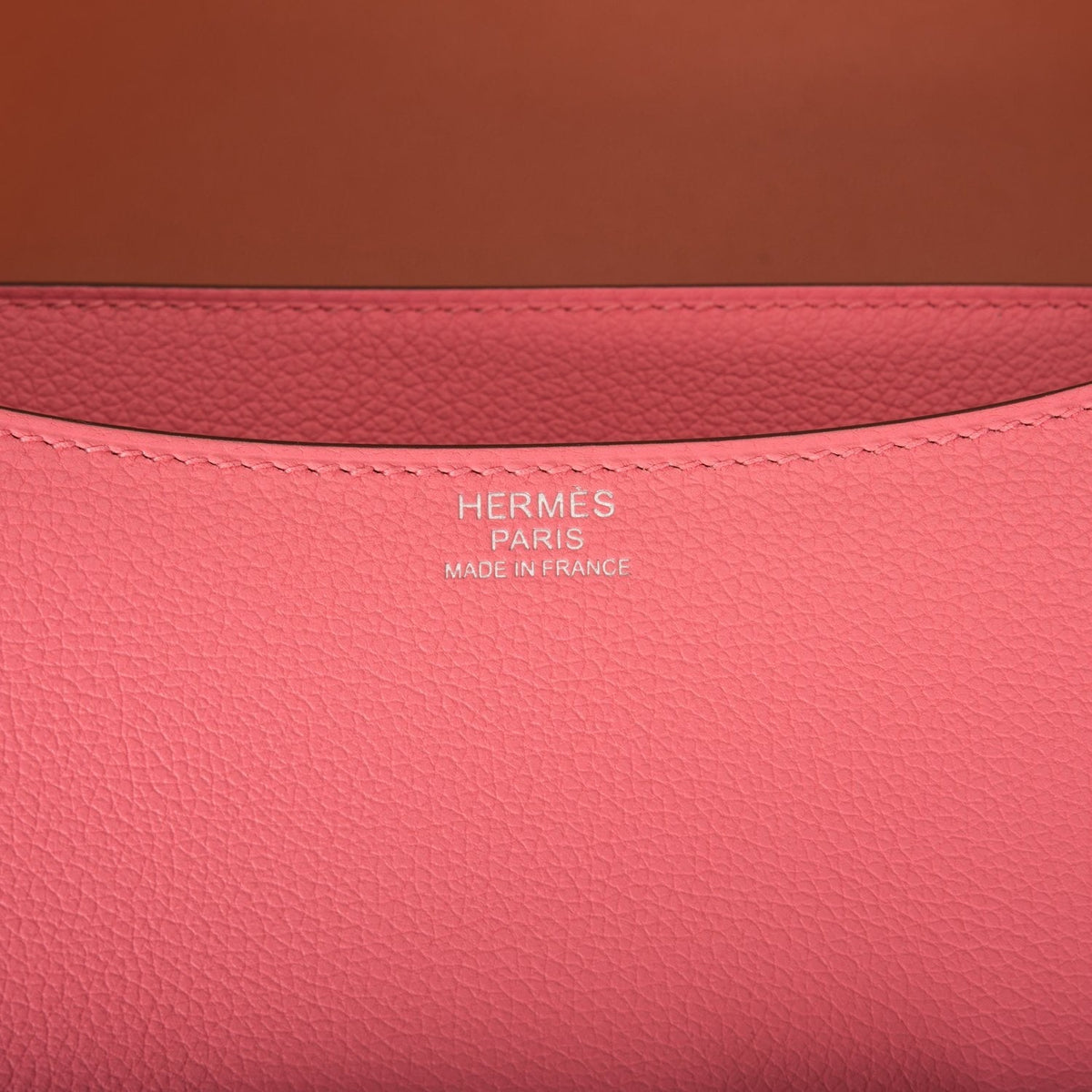 Hermes Constance 24 Rose D'Ete Evercolor Palladium Hardware
