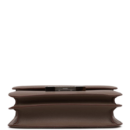Hermes Constance 18 Etain Epsom Palladium Hardware