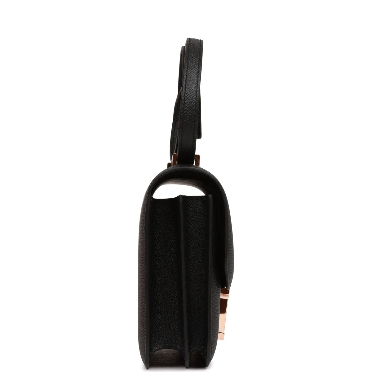 Hermes Constance 18 Black Epsom Rose Gold Hardware