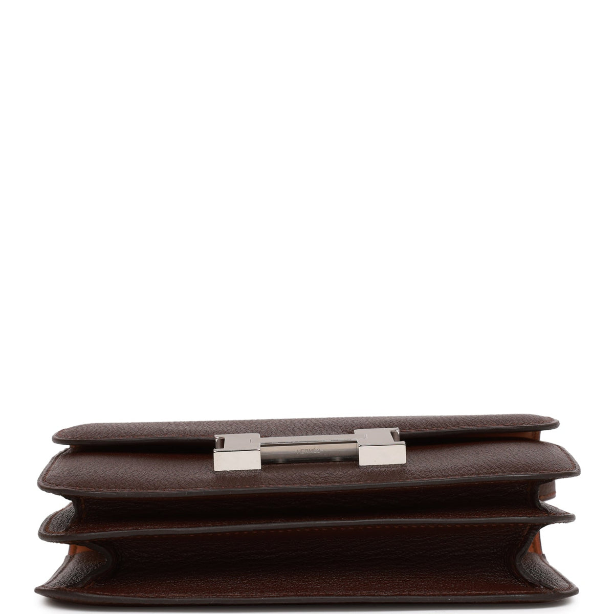Hermes Constance 18 Havane Verso Chevre Palladium Hardware