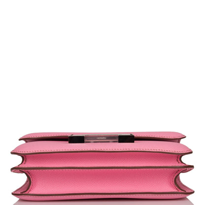 Hermes Constance 18 Bubblegum Epsom Palladium Hardware