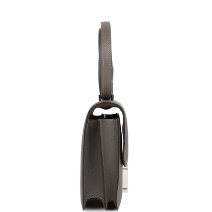 Hermes Constance 18 Gris Meyer Epsom Palladium Hardware