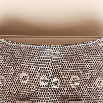 Hermes Mini Constance 18 Ombre Lizard Varanus Palladium Hardware