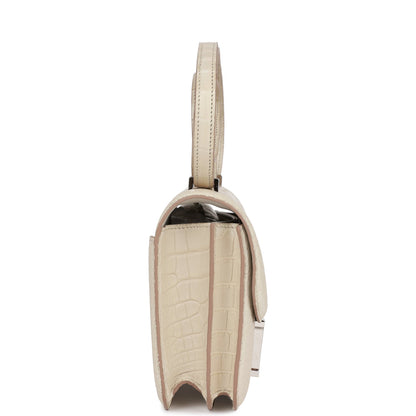 Hermes Constance 18 Beton Matte Alligator Palladium Hardware