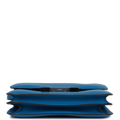 Hermes Constance 18 Mykonos Verso Evercolor Palladium Hardware