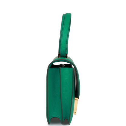 Hermes Constance 18 Vert Jade Epsom Gold Hardware