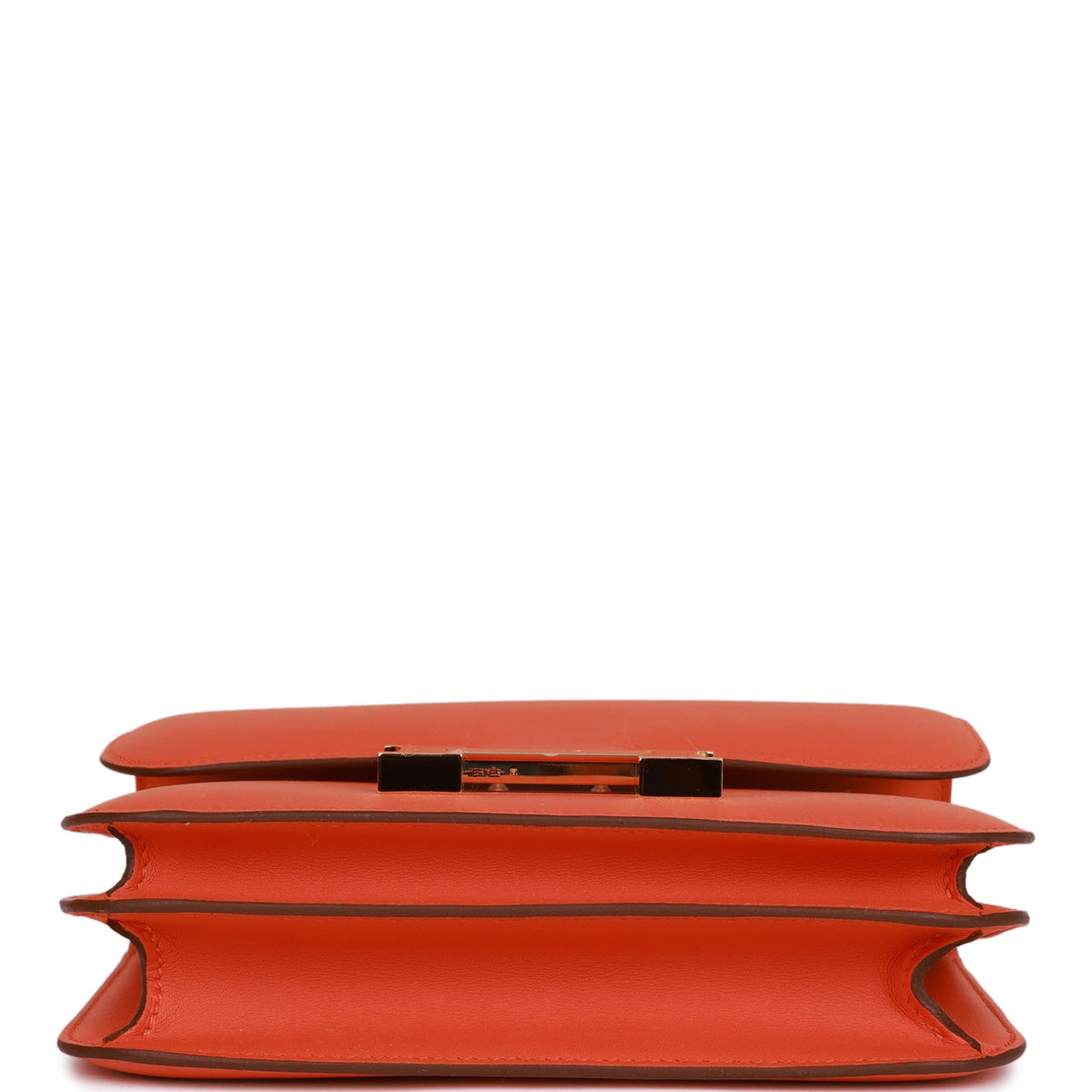 Hermes Constance 1-18 Orange Swift Gold Hardware