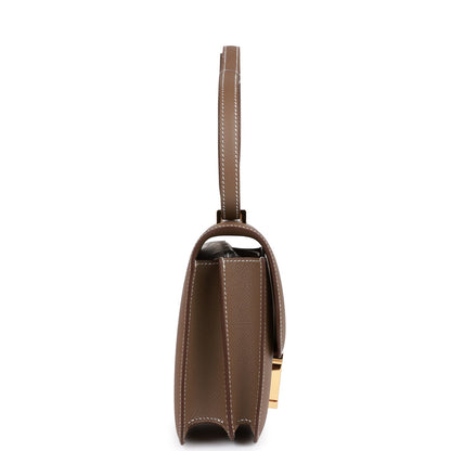 Hermes Constance 18 Etoupe Epsom Gold Hardware