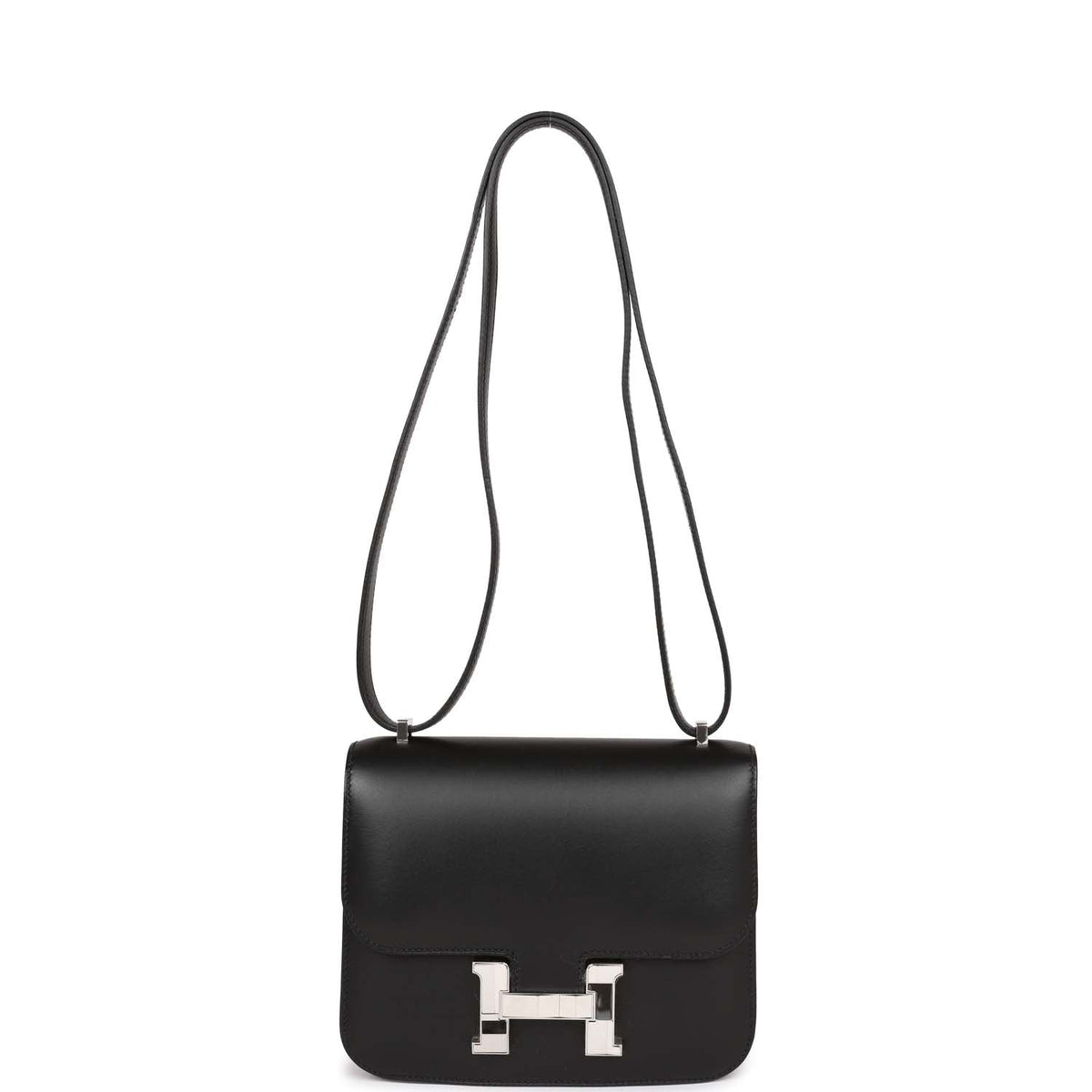 Hermes Constance 18 Studio Disco Black Swift Palladium Hardware