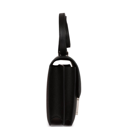 Hermes Constance 18 Black Epsom Palladium Hardware