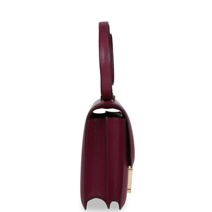 Hermes Constance 18 Anemone Chevre Chamkila Permabrass Hardware