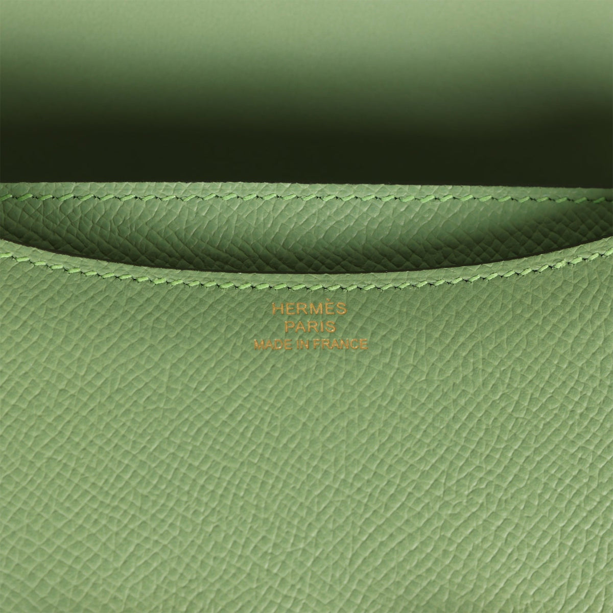 Hermes Constance 18 Vert Criquet Epsom Gold Hardware