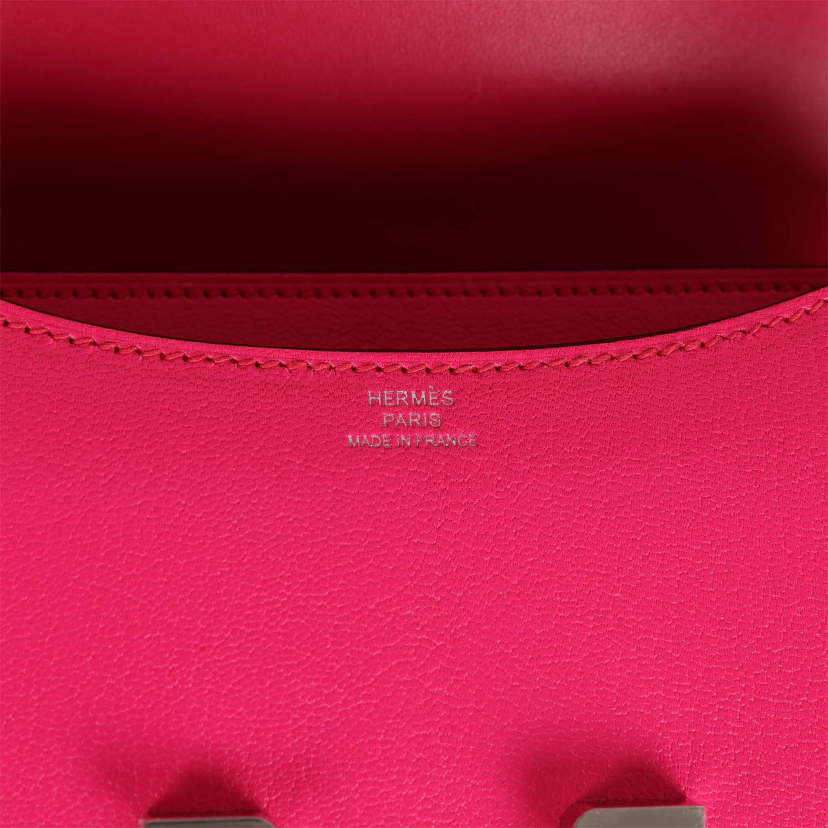 Hermes Constance 1-18 Rose Pop Chevre Chamkila Palladium Hardware