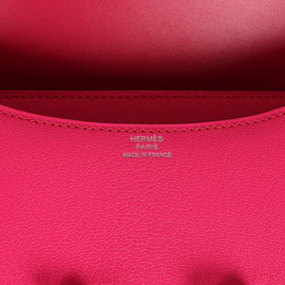 Hermes Constance 18 Rose Pop Chevre Chamkila Palladium Hardware