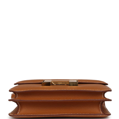 Hermes Constance 1-18 Gold Epsom Gold Hardware