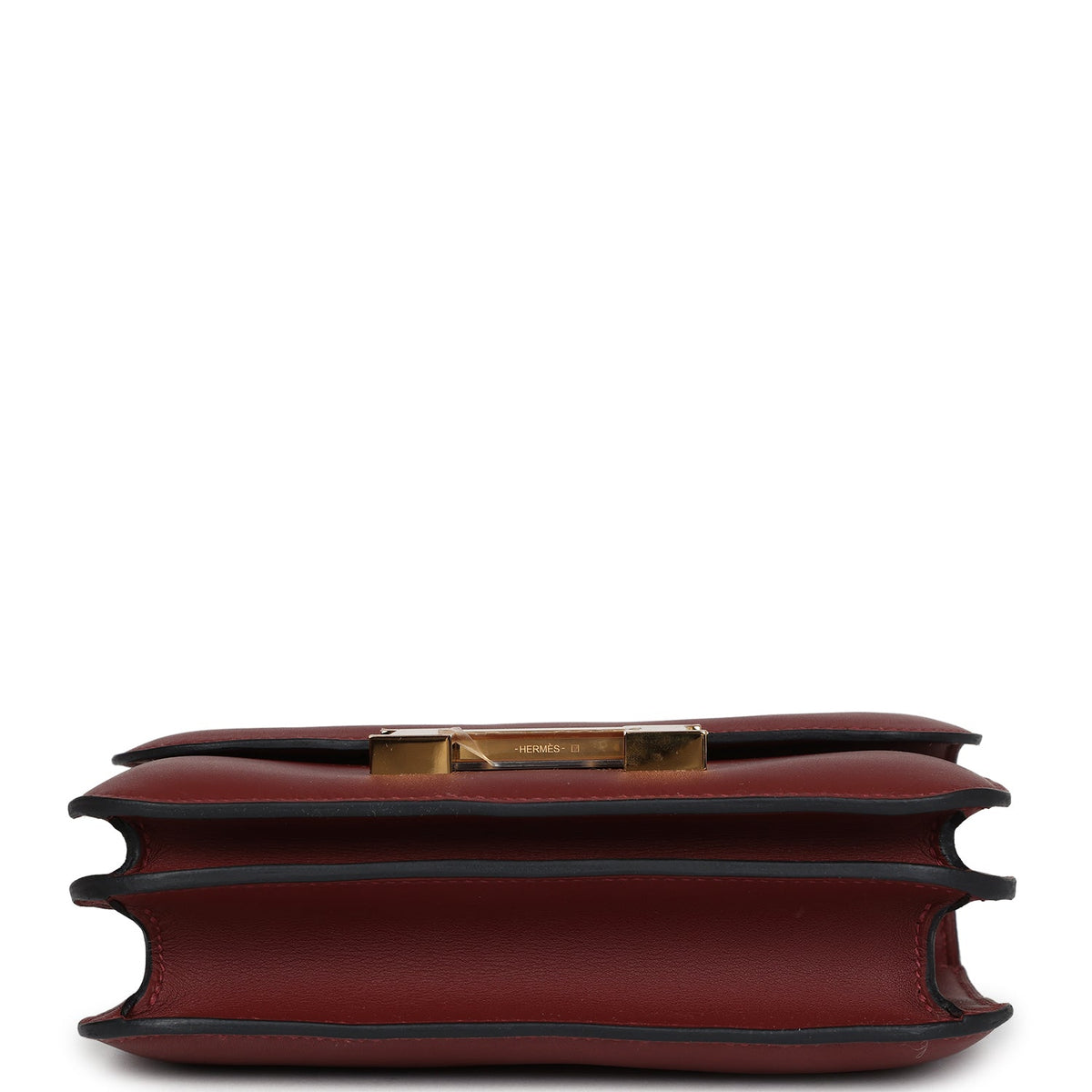 Hermes Constance 18 Rouge H Swift Gold Hardware