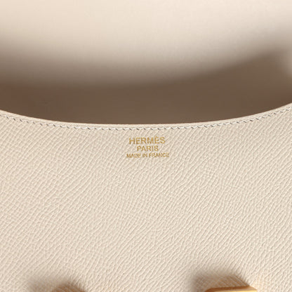 Hermes Constance 1-24 Craie Epsom Brushed Gold Hardware