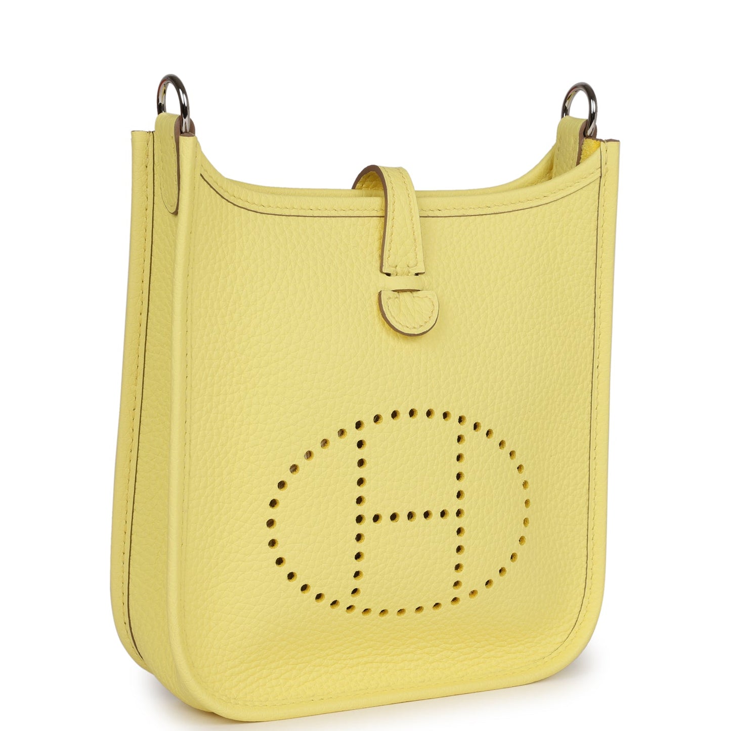 Hermes Evelyne TPM Limoncello Clemence Palladium Hardware