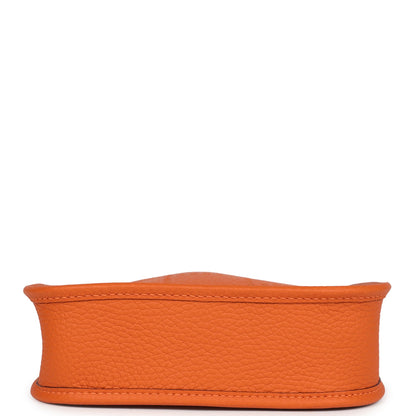 Hermes Evelyne TPM Orange Clemence Palladium Hardware