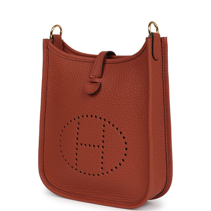 Hermes Evelyne TPM Cuivre Clemence Gold Hardware