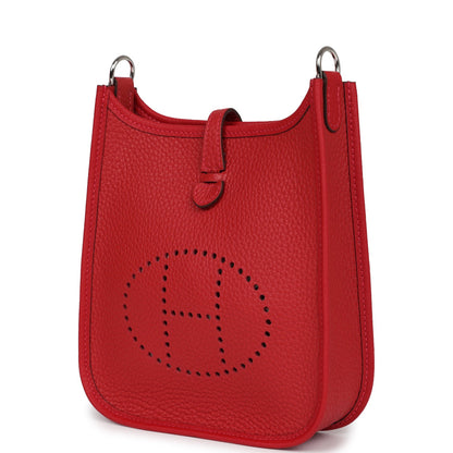 Hermes Evelyne TPM Vermillion Clemence Palladium Hardware