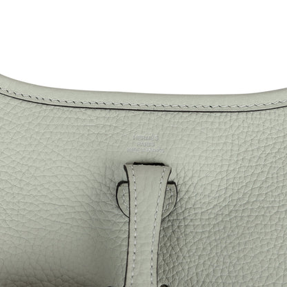 Hermes Evelyne TPM Gris Neve Clemence Palladium Hardware