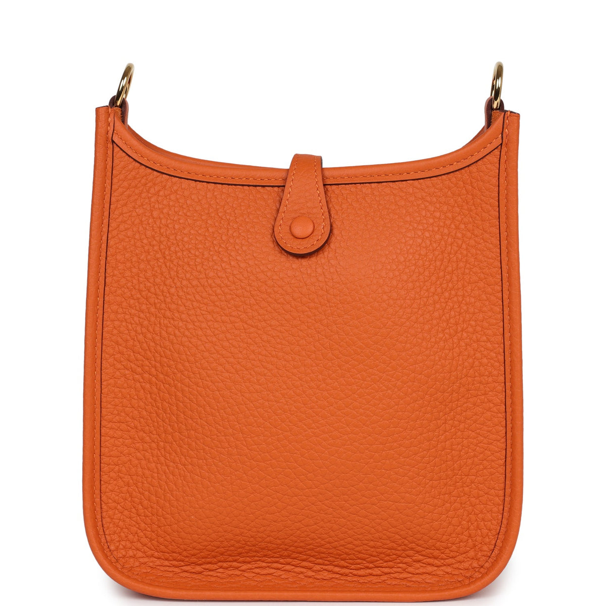 Hermes Evelyne TPM Orange Clemence Gold Hardware