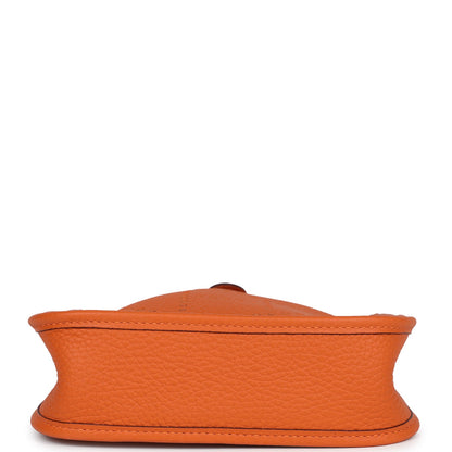Hermes Evelyne TPM Orange Clemence Gold Hardware