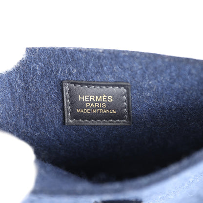 Hermes Evelyne TPM Bleu Nuit Feutre and Caban Swift Gold Hardware