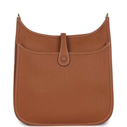 Hermes Evelyne III PM Gold Clemence Gold Hardware