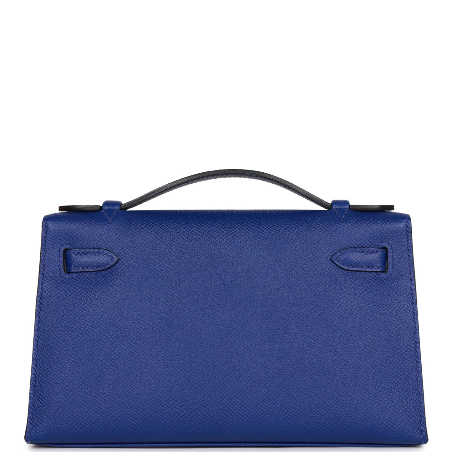 Hermes Kelly Pochette Bleu Electric Epsom Gold Hardware
