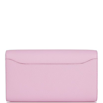 Hermes Constance Wallet To Go Mauve Sylvestre Epsom Palladium Hardware