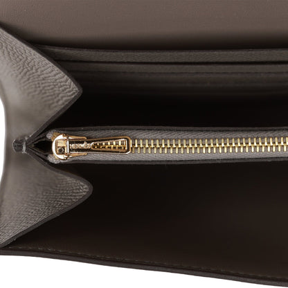 Hermes Constance Wallet To Go Gris Meyer Epsom Gold Hardware
