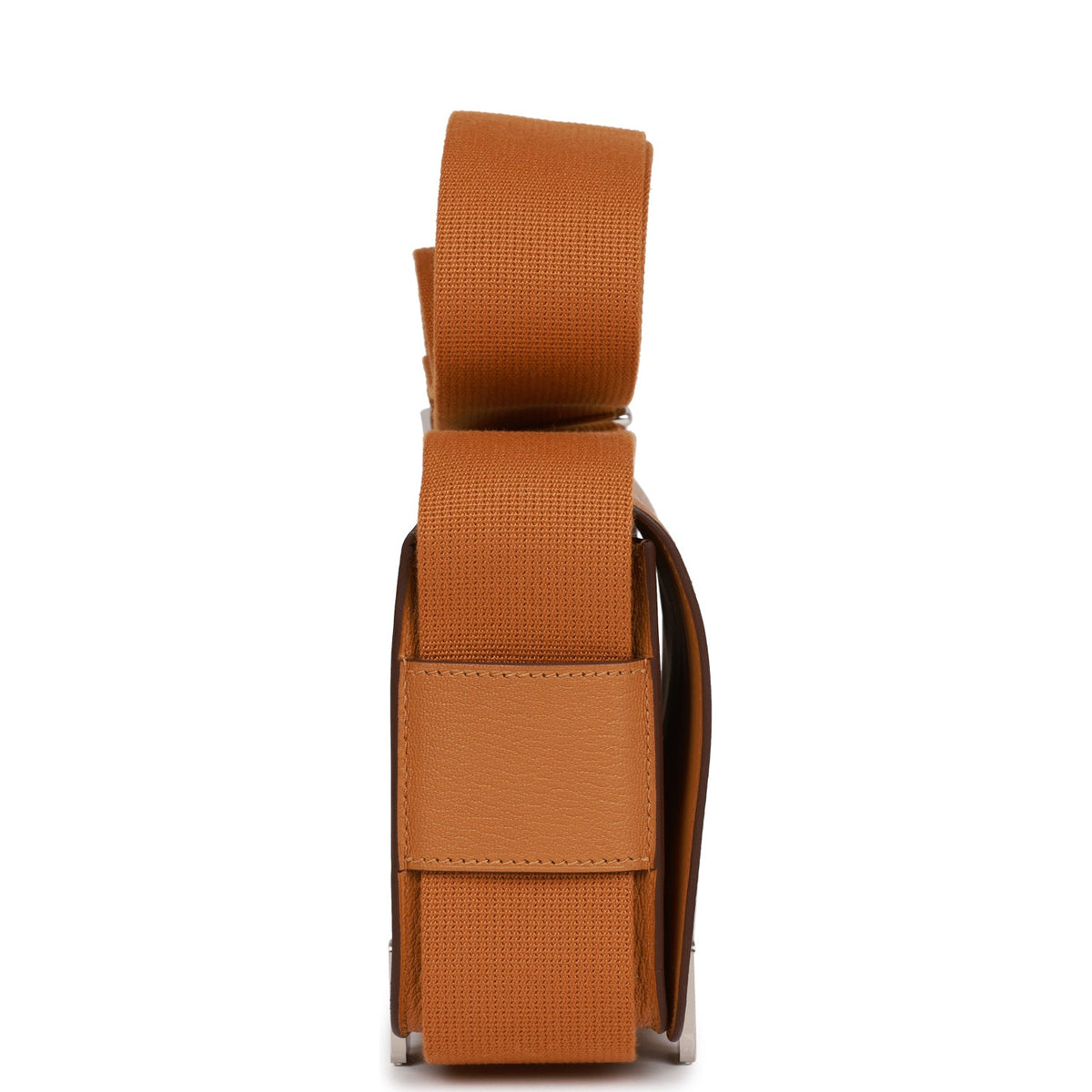 Hermes Geta Caramel Chevre Palladium Hardware