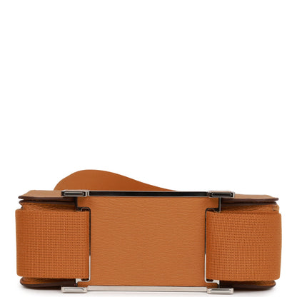Hermes Geta Caramel Chevre Palladium Hardware