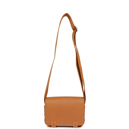 Hermes Geta Caramel Chevre Palladium Hardware