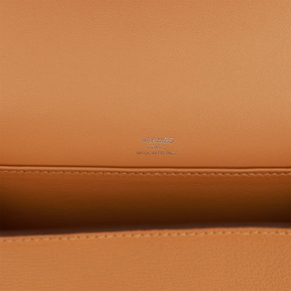 Hermes Geta Caramel Chevre Palladium Hardware