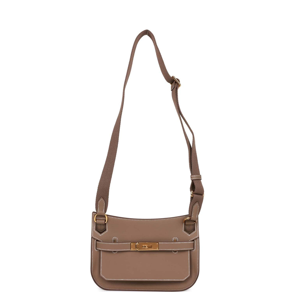 Hermes Jypsiere Mini Etoupe Swift Gold Hardware for MS