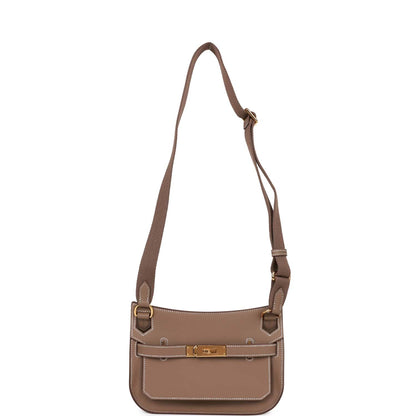 Hermes Jypsiere Mini Etoupe Swift Gold Hardware for MS