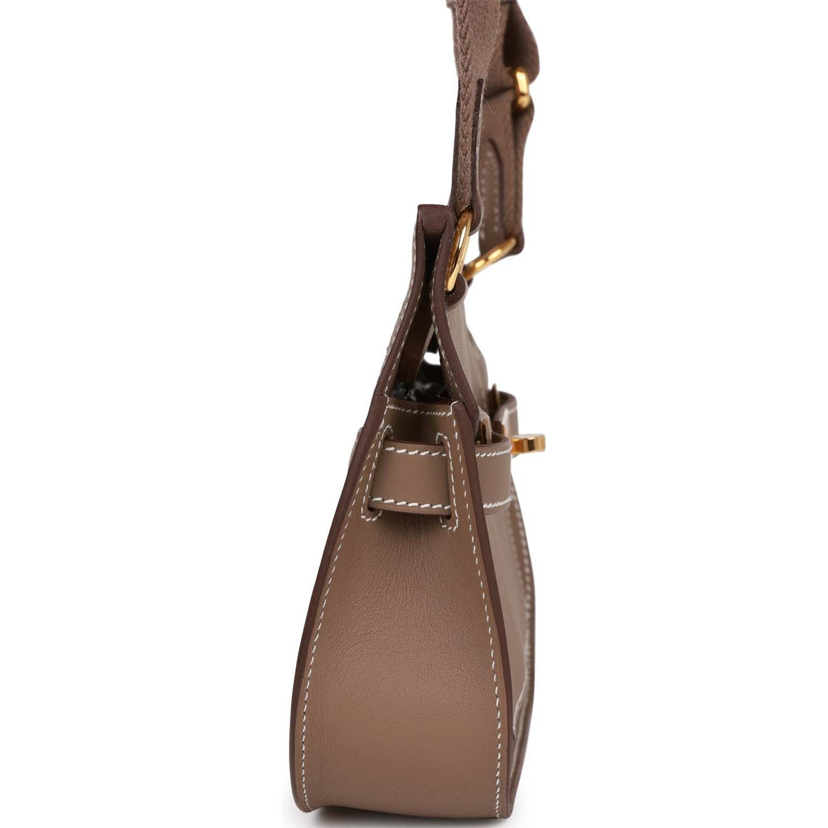 Hermes Jypsiere Mini Etoupe Swift Gold Hardware for MS