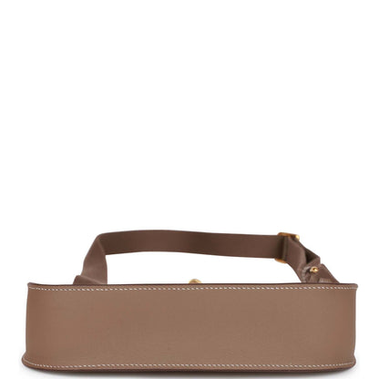 Hermes Jypsiere Mini Etoupe Swift Gold Hardware for MS