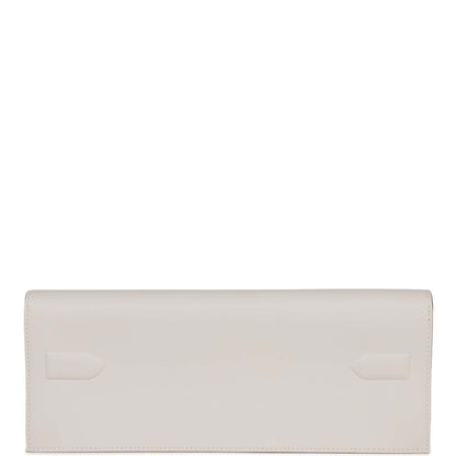 Hermes Shadow Kelly Cut Gris Pale Swift