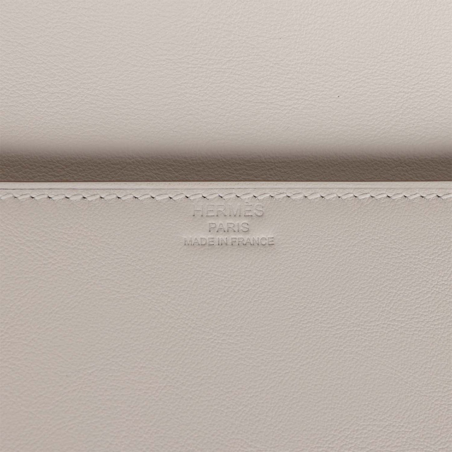 Hermes Shadow Kelly Cut Gris Pale Swift