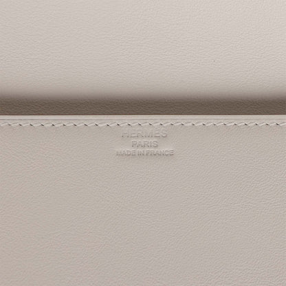 Hermes Shadow Kelly Cut Gris Pale Swift