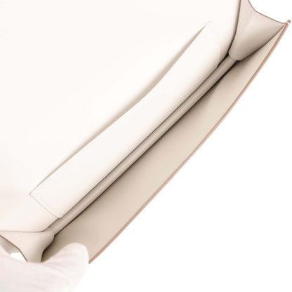 Hermes Shadow Kelly Cut Gris Pale Swift