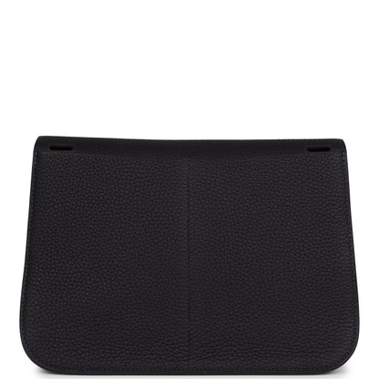 Hermes Halzan 25 Caban Clemence Palladium Hardware