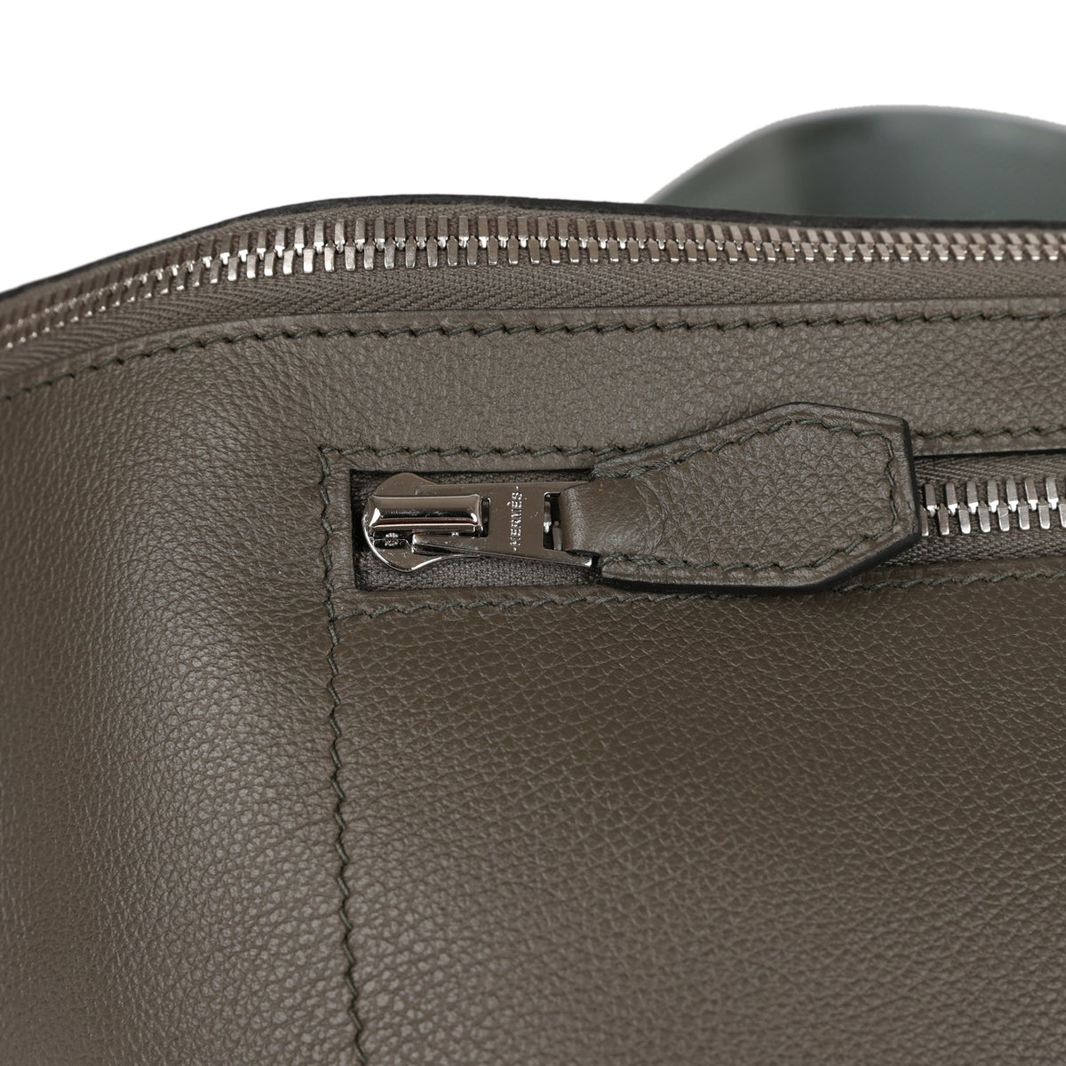 Hermes Cityslide Cross PM Belt Bag Vert De Gris Taurillon Cristobal Palladium Hardware